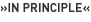 »In Principle«